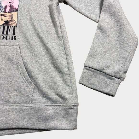 Taylor Swift The Eras Tour Hoodie Gray Sweatshirt Graphic Concert Merch - Picture 6 of 8